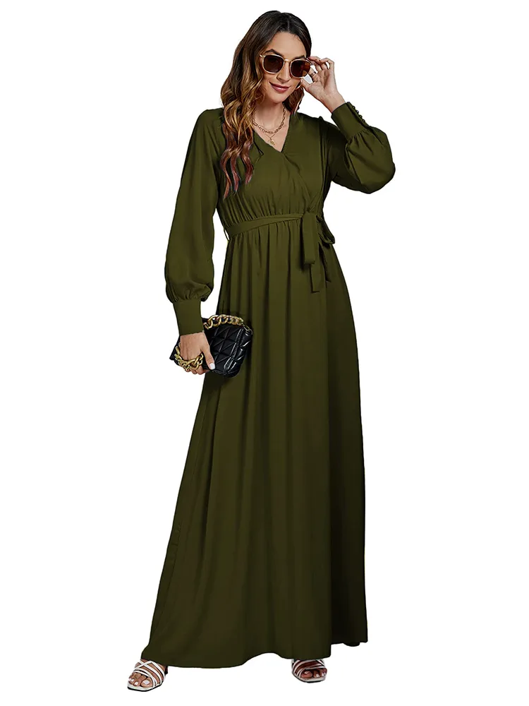 Har Tunika Ruffle Long Maxi Women -kjole ramt modescenen?