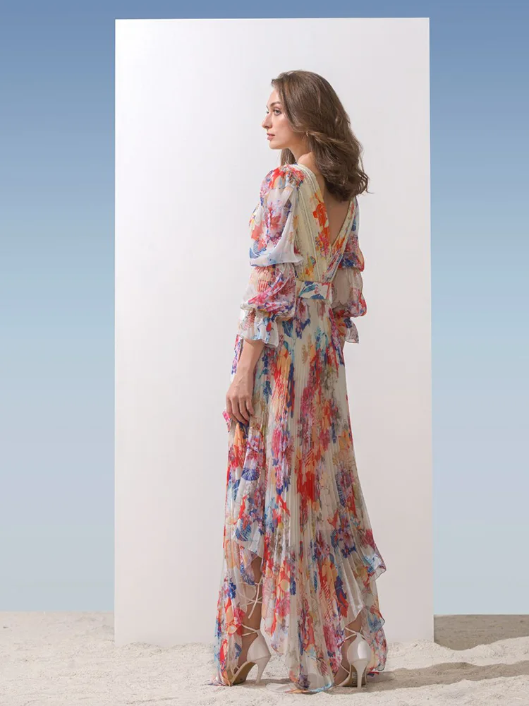 Er dette den perfekte elegante chiffon -kjole til enhver lejlighed?