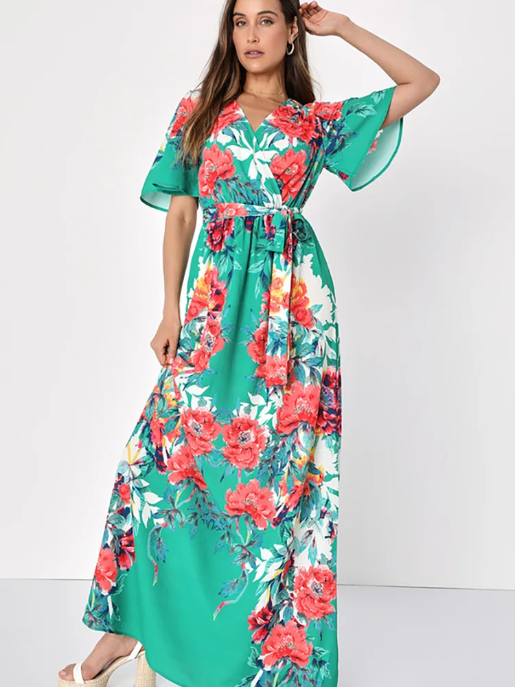 Boho Vacation Mini Casual Damekjole